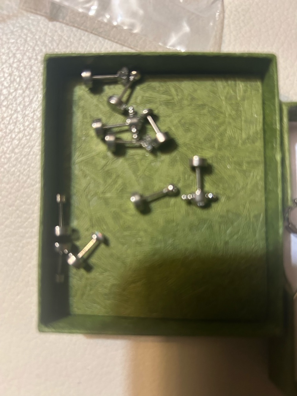 Sterling Silver Labret Studs - surgical steel Silver earrings